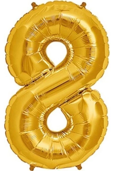 Pazariz Fırsat Ayı 8 Folyo Balon Gold ürün görseli