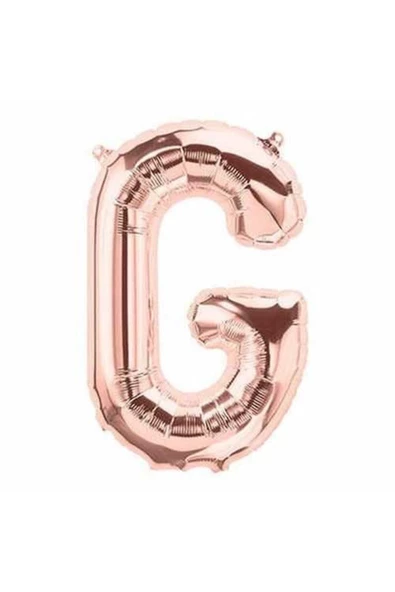 Pazariz G Harf Folyo Balon Gold Rose 76 Cm ürün görseli