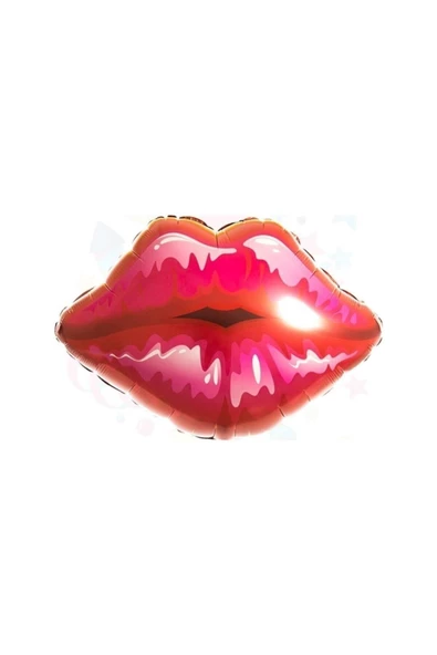 Pazariz Folyo Balon Doğum Günü Balonu Parti Balonu 80 cm Dudak ürün görseli