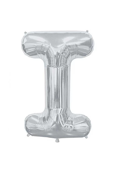 Pazariz I Harf Folyo Balon Gümüş 100 Cm ürün görseli