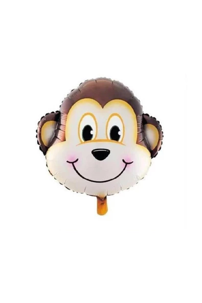 Pazariz Folyo Balon Doğum Günü Balonu Parti Balonu 45 Cm Maymun