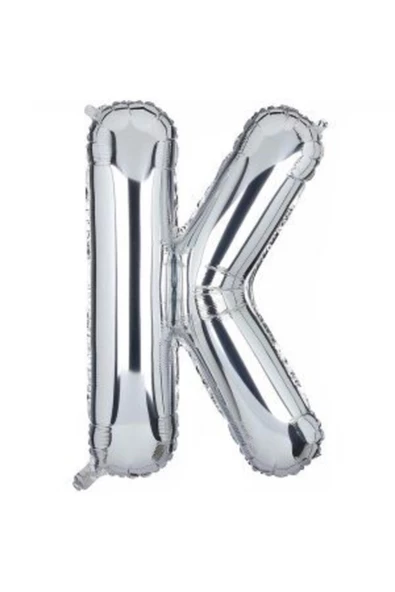 Pazariz 30 Inç 70 Cm Gümüş Folyo Harf Balon K ürün görseli