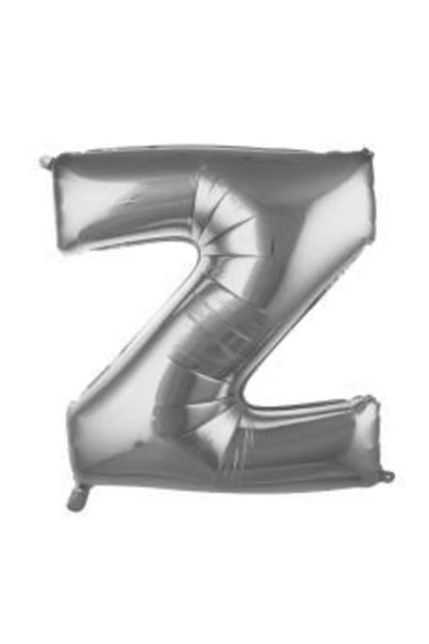 Pazariz 34 Inç 76 Cm Gümüş Folyo Harf Balon Z ürün görseli