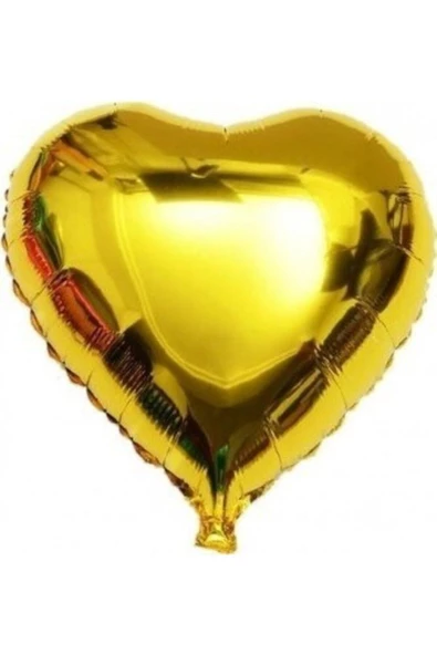 Pazariz Balon Kalp Folyo Balon Altın