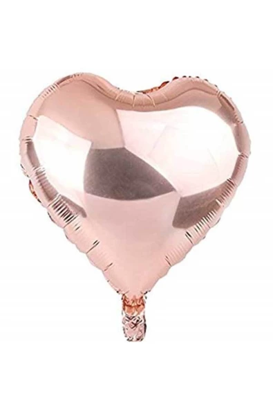 Pazariz Kalp Folyo Balon 45 Cm Rose