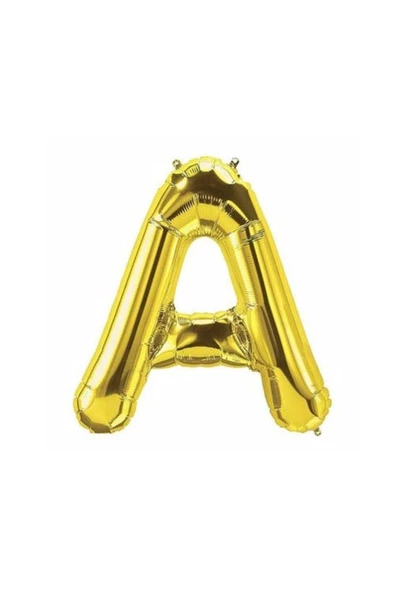 Pazariz A Harf Folyo Gold Renk Balon 35 Cm