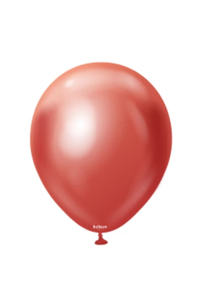 Pazariz 12'' Mirror Balon Kırmızı 50’li