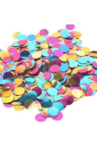 Pazariz Metalik Balon Konfetisi Karışık Renkli