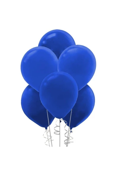 Pazariz 12 Inç Standart Boy Pastel Balon Lacivert 100 Adet ürün görseli
