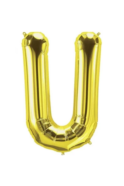 Pazariz U Harf Folyo Gold Renk Balon Küçük 35 Cm ürün görseli