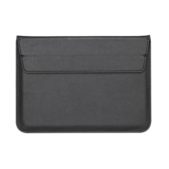Laptop Çantası Deri El Çantası Bilgisayar Çantası 15 inç Macbook Çantası Notebook Kese Kılıfı Su Geçirmez - 4