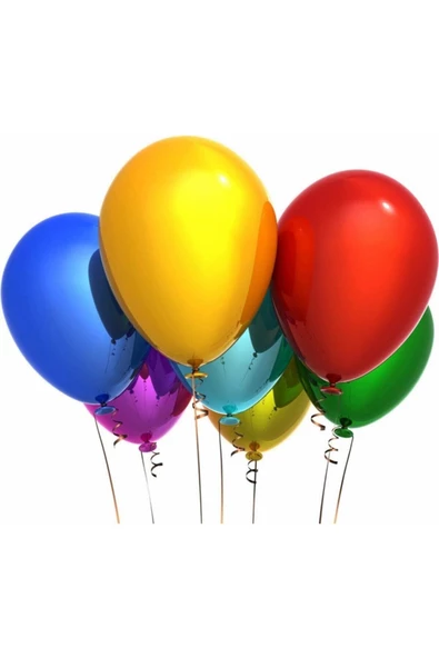 Pazariz Karışık Renkli Metalik Balon 5 Adet