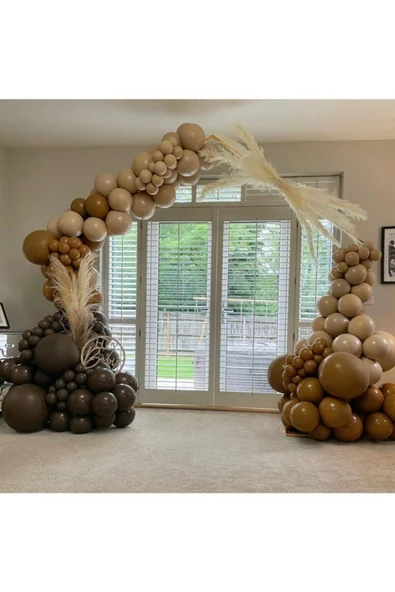 Pazariz Çikolata Kahve Karamel Ve Sütlü Kahve Balon Zinciri 100 Adet