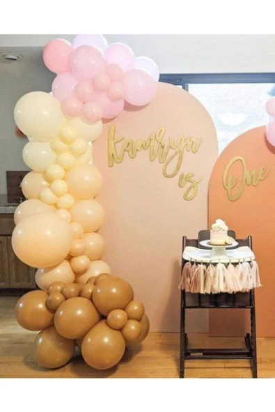 Pazariz Pastel Balon Konsept Balon Zinciri ürün görseli