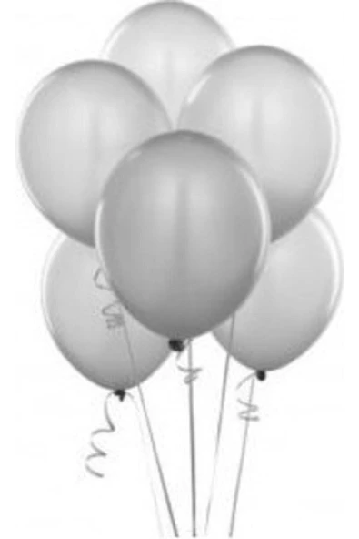 Pazariz Balon 100 Adet - Gri