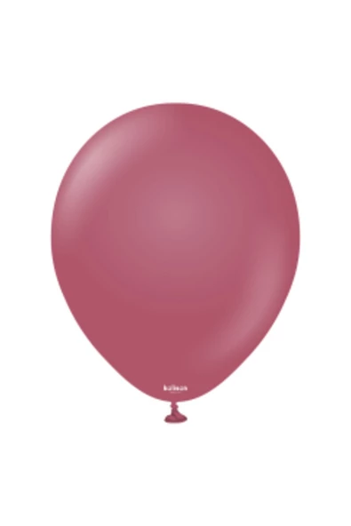 Pazariz 12'' Retro Balon Yaban Çileği 100’lü ürün görseli