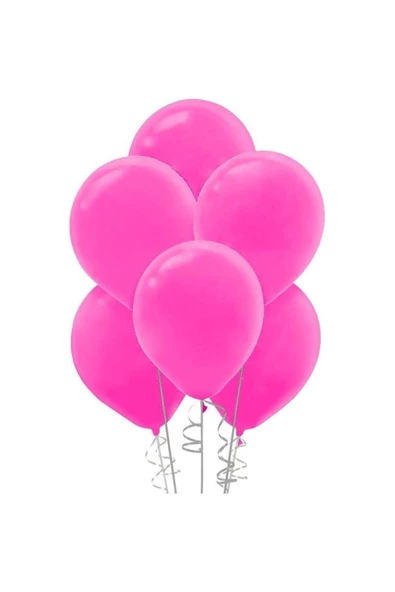 Pazariz 12 Inç Standart Boy Pastel Balon Pembe 100 Adet