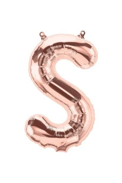 Pazariz 40 Inç 100 Cm Rose Gold Folyo Harf Balon S ürün görseli