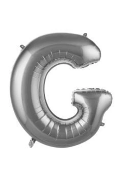Pazariz 40 Inç 100 Cm Gümüş Folyo Harf Balon G