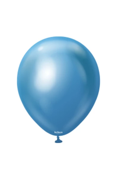Pazariz 12'' Mirror Balon Mavi 50’li ürün görseli