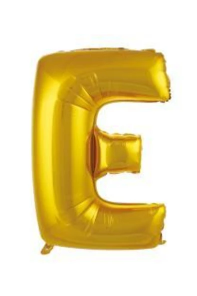 Pazariz 40 Inç 100 Cm Altın Folyo Harf Balon E
