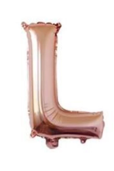 Pazariz 40 Inç 100 Cm Rose Gold Folyo Harf Balon L