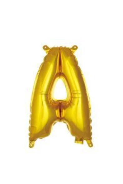 Pazariz 16 Inç 35 Cm Altın Folyo Harf Balon A ürün görseli