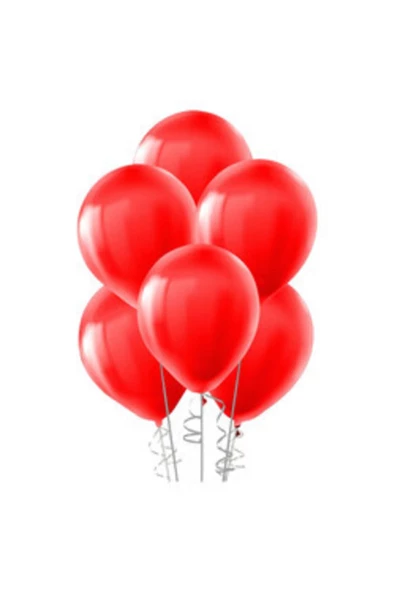 Pazariz Pastel Balon Kırmızı Dekor Balonu