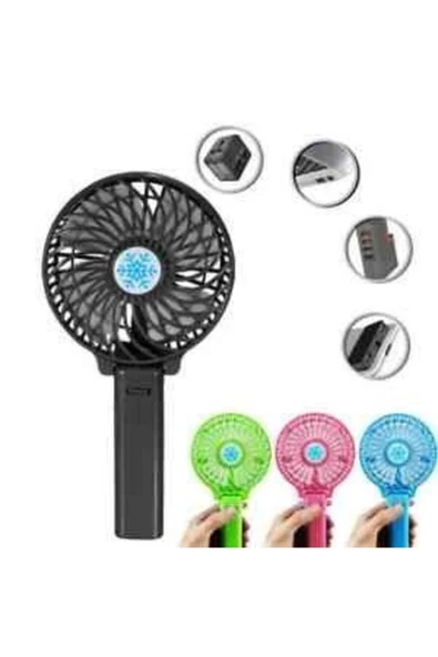 Pazariz 3 Kademeli Şarjlı Masa Üstü Ve Elde Taşımalı Usb Fan Vantilatör