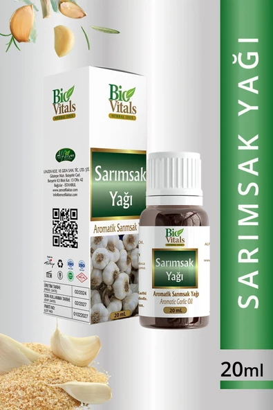 Pazariz Sarimsak Yağı 20 ml ürün görseli 1