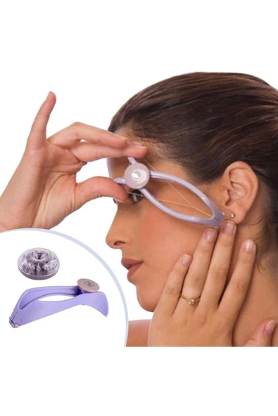 Pazariz Pratik Iple Kaş Bıyık Tüy Alma Epilasyon Aleti Makinesi - 3