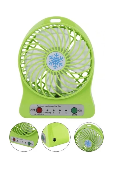Pazariz Wn-1153 Usb Şarjlı Mini Vantilatör