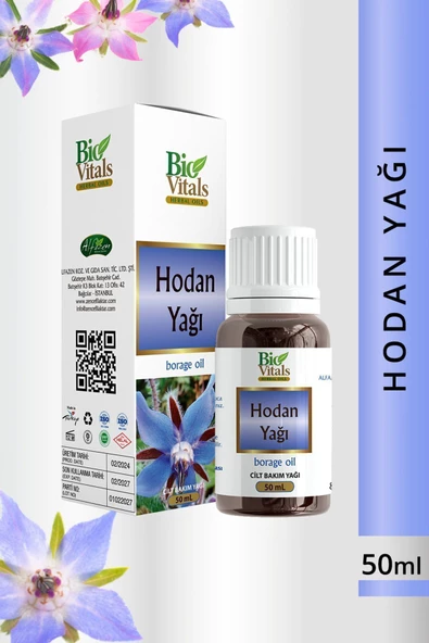 Pazariz Bio Vital Hodan Yağı 50ml - Aromatik Bitkisel Yağ