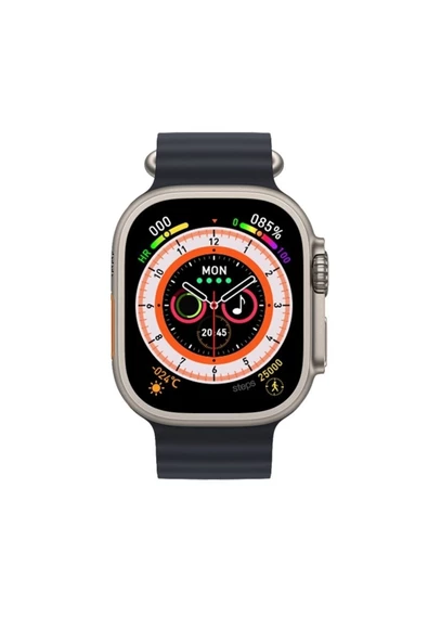 Pazariz Watch 8 Ultra 49mm Amax Ultra Akıllı Saat NFC - GPS - Kablosuz Şarj Son En Üst Versiyon