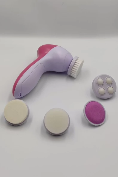 Pazariz Cilt Temizleme Cihazı + 5 In 1 Yüz Temizleme Cilt Temizleme Aleti