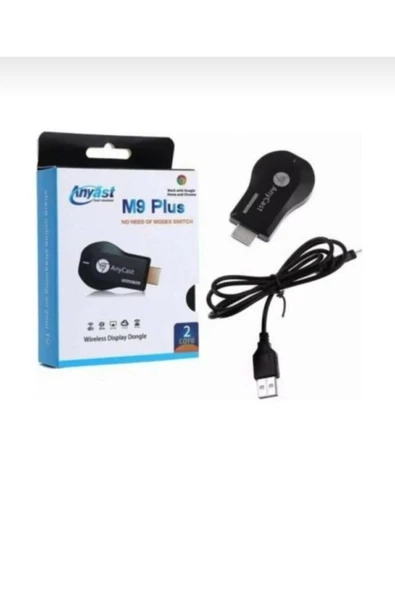 Pazariz Siyah M9 Plus Hdmi Kablosuz Görüntü ve Ses Aktarıcı - Resim 3