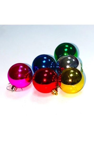 Pazariz Yılbaşı Çam Ağacı Için Parlak Büyük Top Cici Süs Lüks Dekor Seti ürün görseli