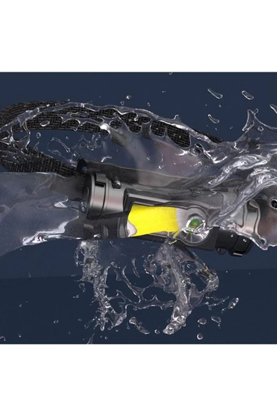 Pazariz Ps-211 Şarjlı Mıknatıslı Lityum Lion Pilli Cob Led Kafa Lambası Çalışma Lambası - Resim 2