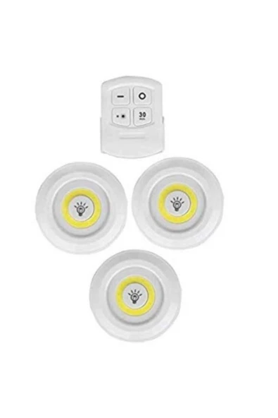 Pazariz 3in1 Kumandalı Led Spot Seti ürün görseli 1