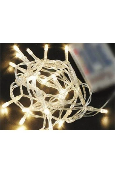 Pazariz Şeffaf Kablolu Karışık Renkli Led Işık 10 Metre - Resim 3