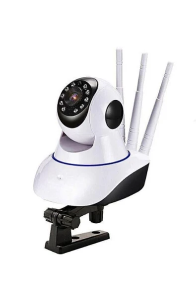Pazariz Wi-fi Kablosuz Güvenlik Ve Bebek Kamerası 360 Derece 3 Anten - 3