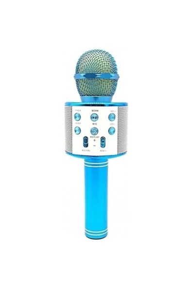 Pazariz Karaoke Bluetooth Mikrofon Wster Ws-858 Usb Ses Değiştir