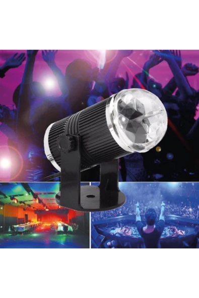 Pazariz Led Mini Stage Light Disko Sahne Parti Işığı Rgb Barlar Için - 2