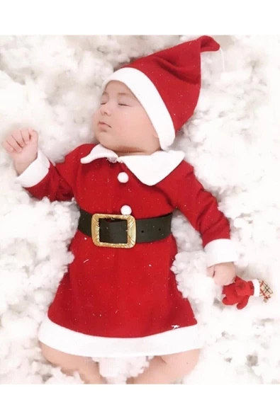 Pazariz Chiristmas Yılbaşı Noel Çocuk Kostüm Elbise - 2