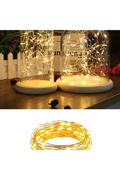 Pazariz Peri Led Işık 10 Metre Gün Işığı Dekor Lambası 100 Ledli ürün görseli