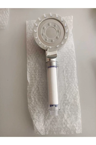 Pazariz Su Tasarruflu Tazyikli Duş Başlığı Spiralli Fonkisyonlu Filitreli Duş Başlığı - Resim 2