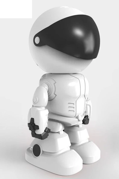 Pazariz 1080p Robot Görünümlü Bebek Bakıcı Wifi Ip Güvenlik Kamerası Kablosuz Gece Görüşlü - 3