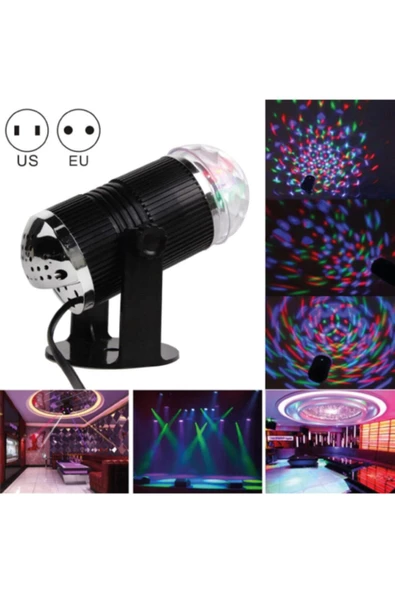Pazariz Led Mini Stage Light Disko Sahne Parti Işığı Rgb Barlar Için - 3