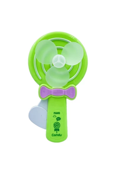 Pazariz El Fanı Vantilatör Candy Manuel Basmalı Taşınabilir Mini Fan Soğutucu