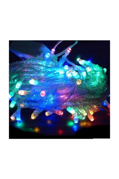 Pazariz 100 Ledli 8 Fonksiyonlu Karışık Renkli Led Dekor Lambası